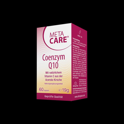 Eine Packung META-CARE Coenzym Q10, 60 Kapseln